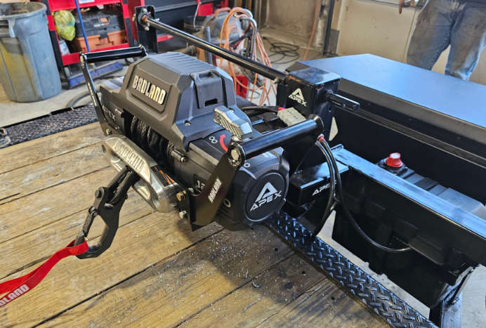 Tilt Deck Trailer Winch trailer winch